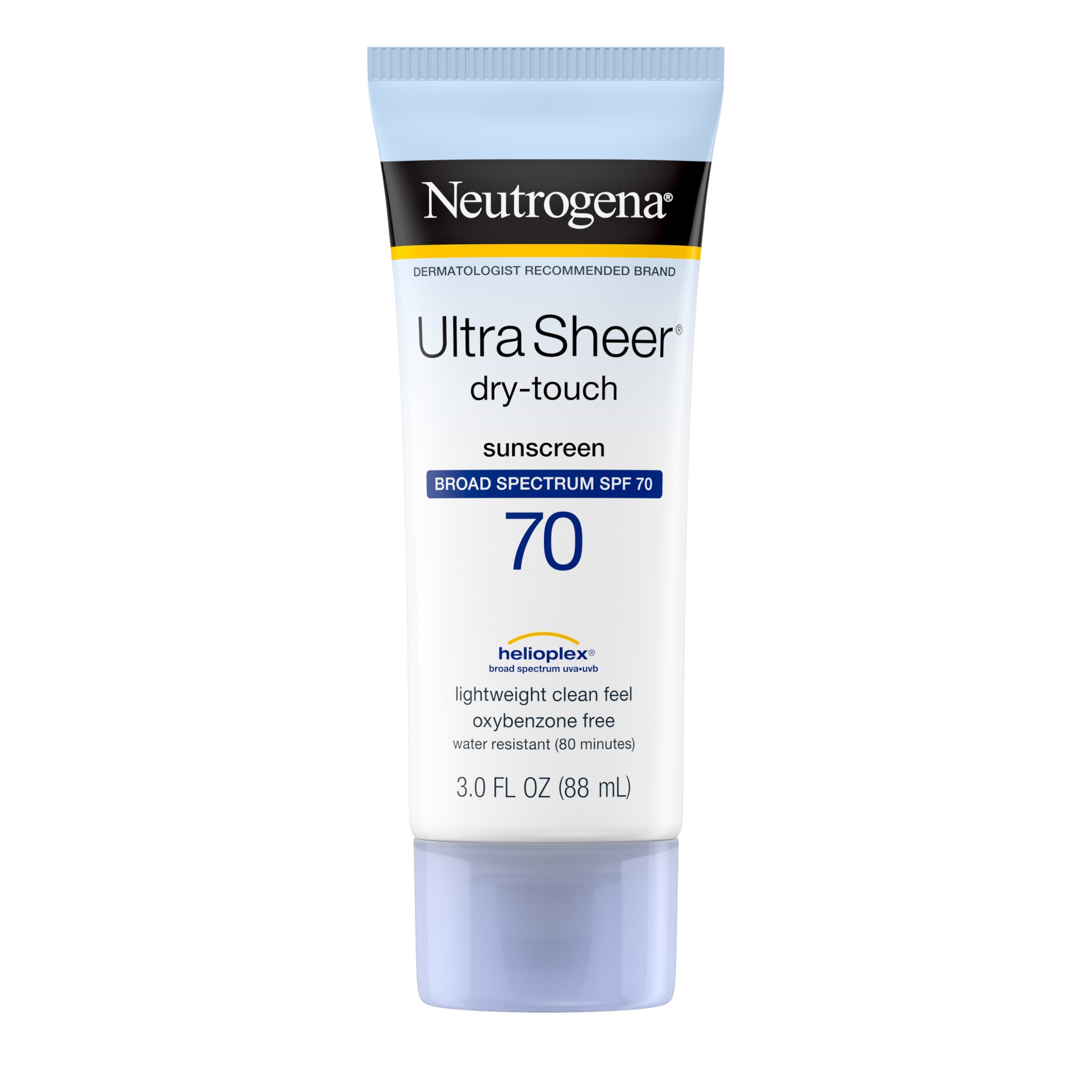 Neutrogena Ultra Sheer Dry-Touch Sunscreen Lotion, SPF 70 Face Sunblock, 3 fl oz - image 1 of 10