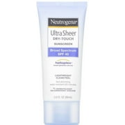 Neutrogena Ultra Sheer Dry-Touch Sunscreen SPF 45 3 oz Pack of 6