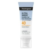 Neutrogena Ultra Sheer Invisible Gel SPF 40 Face Sunscreen, 1.7 fl. oz