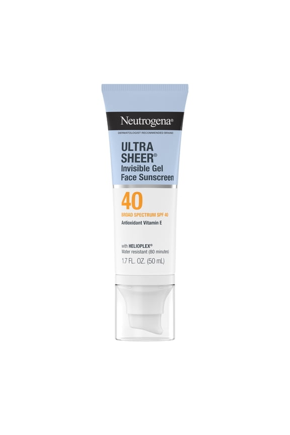 Ultra Sheer Invisible Gel SPF 40 Face Sunscreen, 1.7 fl. oz