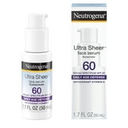 Neutrogena Ultra Sheer Moisturizing SPF 60 Serum, 1.7 oz