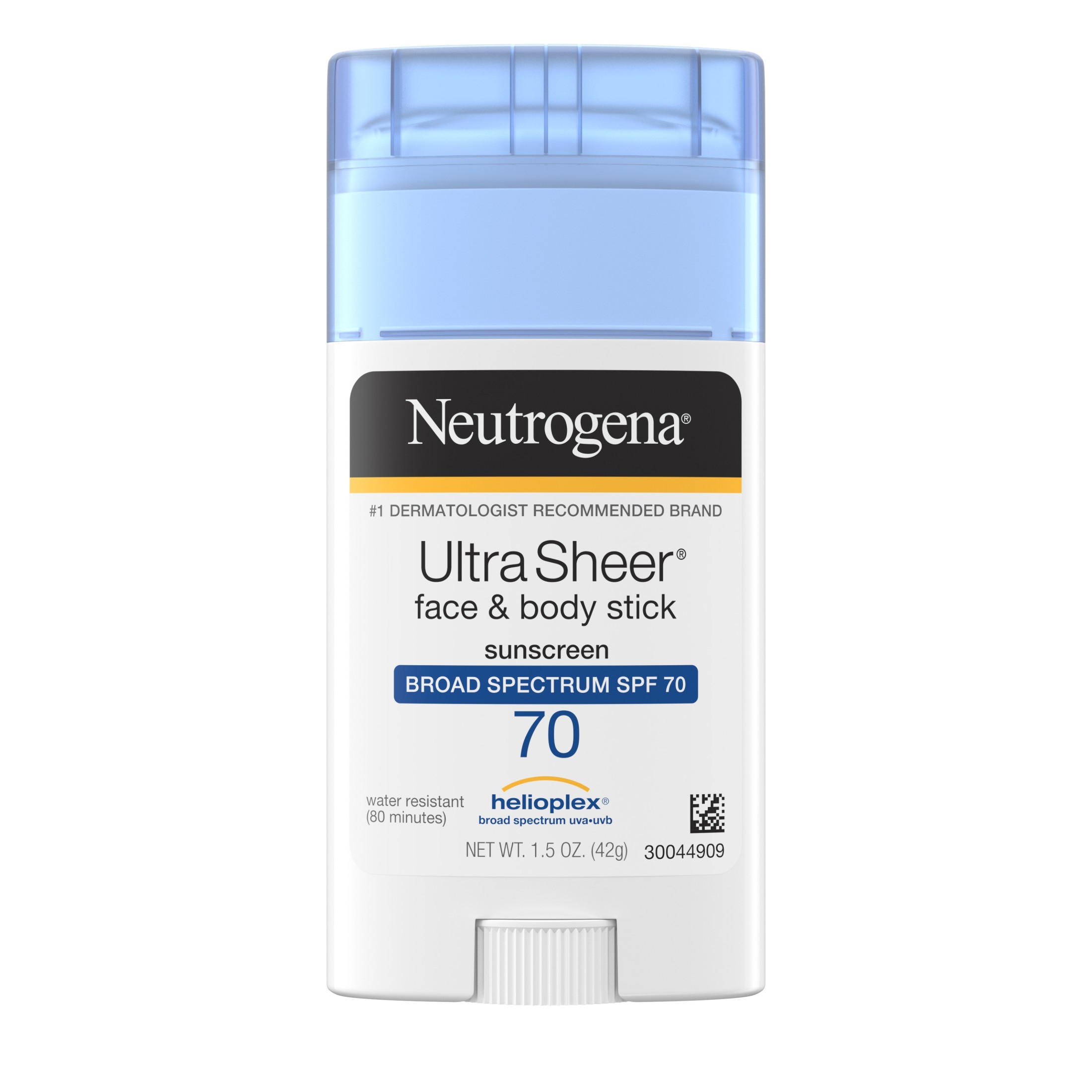 Neutrogena Ultra Sheer Non-Greasy Sunscreen Stick, SPF 70, 1.5 oz - image 1 of 17