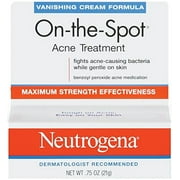 Neutrogena Vanishing Cream On-The-Spot Acne Treatment Max Strength .75oz Each