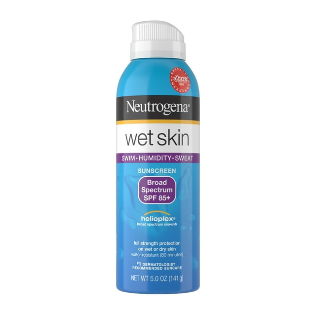 Neutrogena Wet Skin Sunscreen Spray Broad Spectrum SPF 85+, 5 oz