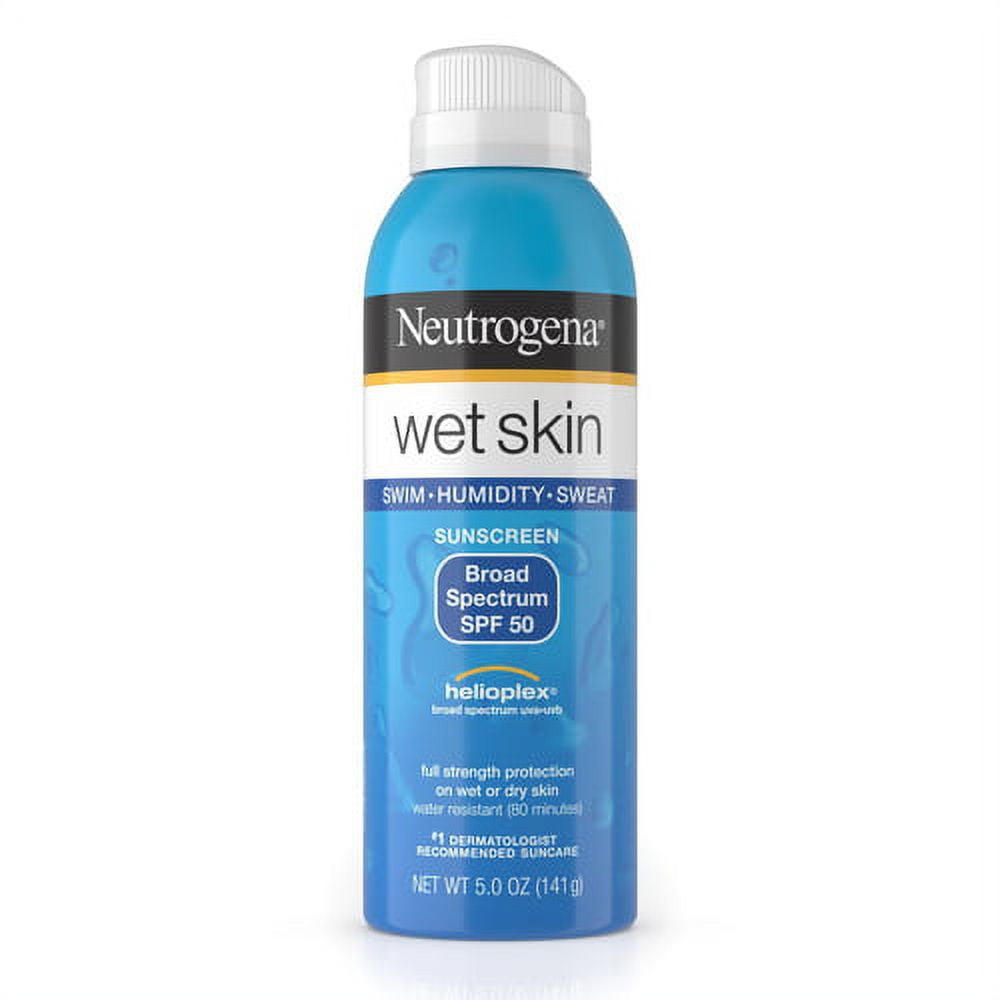 Neutrogena Wet Skin Sunscreen Spray Spf 50 5 Oz 2 Pack