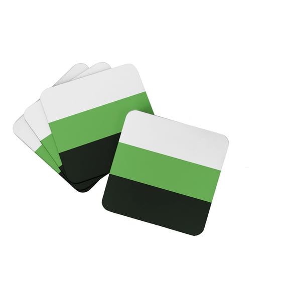 Neutrois Pride Foam Coaster Set of 4