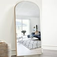 71"x32" Modern Arched Full Length Mirror Floor Mirror Full Mirror with ...