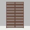 thumbnail image 1 of MAYEERTY 72"x47"x16" Outdoor Privacy Screen with Stand Metal Balcony Decorative Screen,Brown, 1 of 10