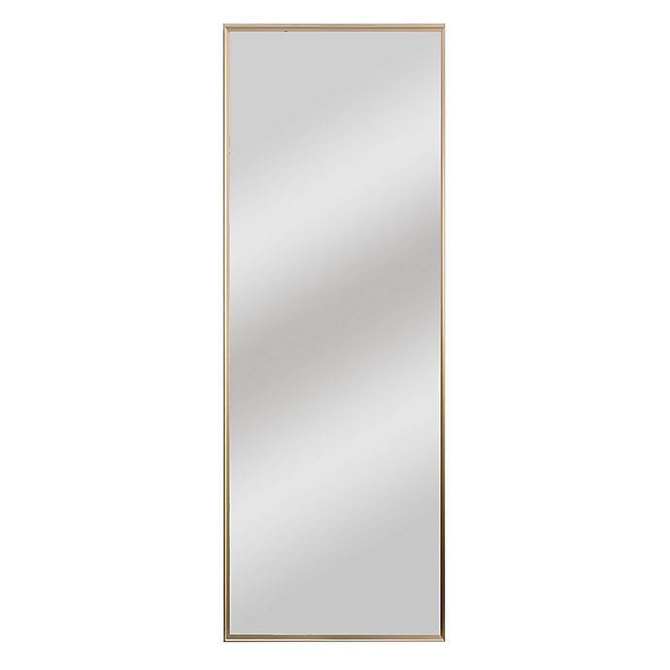 Neutypechic Aluminum Alloy Full Length Floor Mirror Gold 59''x20'' Gold