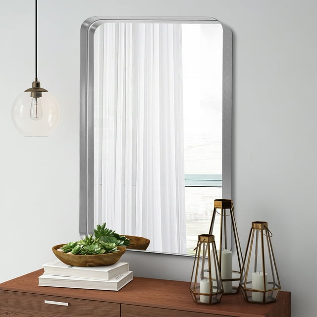 Neutypechic Bathroom Mirror Metal Framed Mirror Rectangle Wall Mounted Vanity Mirror,30"x 40