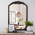thumbnail image 1 of Neutypechic Wooden Arch Mirror Wall-Mounted Mirror Vintage Decorative Mirror for Living Room Bedroom 24"x 36",Charcoal, 1 of 6
