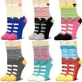 thumbnail image 1 of NevEND Women's 12 Pair Multicolor Cute Animal Cotton Lightweight Socks, 1 of 9