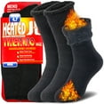 thumbnail image 1 of NevEND 3 Pairs Mens Winter Thermal Insulated Cold Weather Heated Trapping Socks Ski Thick Boot Scoks For Men, 1 of 8
