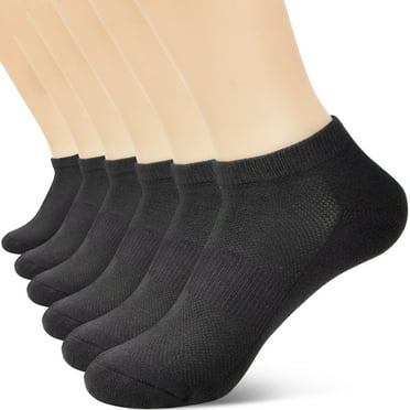NevEND 6 Pairs Ankle Socks Women's and Men - Soft Thin Cotton Athletic Breathable Mesh Running Low Cut No Show Summer Socks