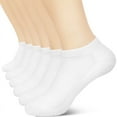 thumbnail image 1 of NevEND 6 Pairs Ankle Socks Women's and Men - Soft Thin Cotton Athletic Breathable Mesh Running Low Cut No Show Summer Socks, 1 of 7