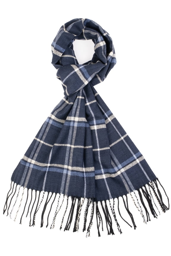 Unisex Men and Women's Super Soft Luxurious Classic Unisex Plain Plaid Winter Scarf Wrap Fashion Warm Neck For Cold Wether Winter and Fall