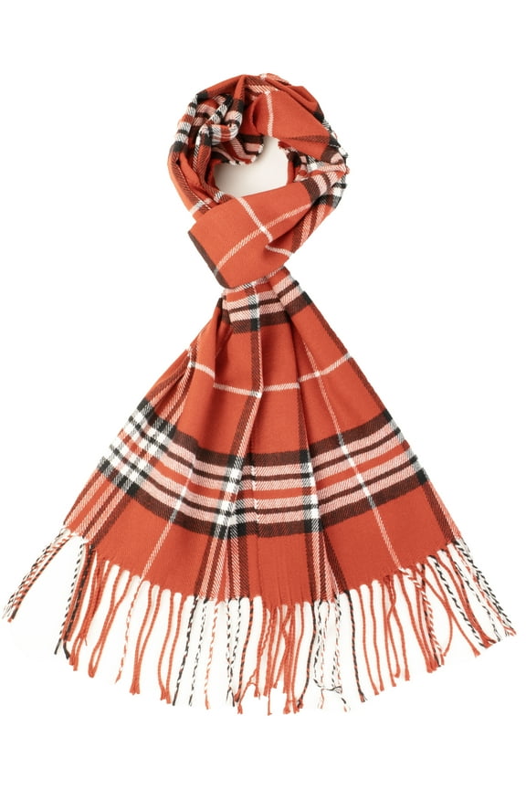 Unisex Men and Women's Super Soft Luxurious Classic Unisex Plain Plaid Winter Scarf Wrap Fashion Warm Neck For Cold Wether Winter and Fall