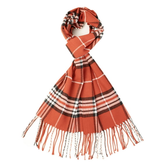 NevEND Unisex Men and Women's Super Soft Luxurious Classic Unisex Plain Plaid Winter Scarf Wrap Fashion Warm Neck For Cold Wether Winter and Fall