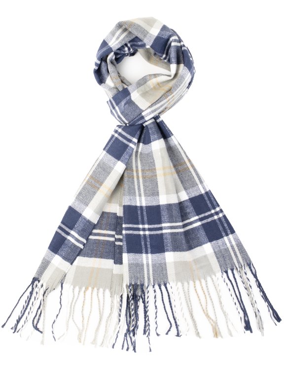 Unisex Men and Women's Super Soft Luxurious Classic Unisex Plain Plaid Winter Scarf Wrap Fashion Warm Neck For Cold Wether Winter and Fall