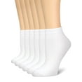 thumbnail image 1 of NevEND Women's 6 Pairs Performance Cushioned Cotton Running Sports Thin Light Weight Ankle Breathable Socks and Comfort Low Cut Quarter Athletic Sock Size 9-11, 1 of 6