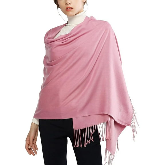 NevEND Women's Scarf Pashmina Shawls and Wraps for Evening Dress Bridesmaid Wedding Bridal Winter Warm Long Large Scarves