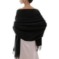 thumbnail image 1 of NevEND Women's Scarf Pashmina Shawls and Wraps for Evening Dress Bridesmaid Wedding Bridal Winter Warm Long Large Scarves, 1 of 6