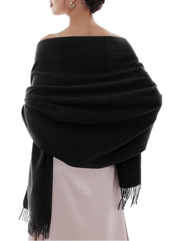 Women's Scarf Pashmina Shawls and Wraps for Evening Dress Bridesmaid Wedding Bridal Winter Warm Long Large Scarves