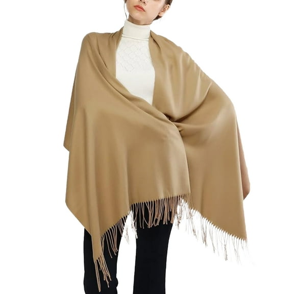 NevEND Women's Scarf Pashmina Shawls and Wraps for Evening Dress Bridesmaid Wedding Bridal Winter Warm Long Large Scarves