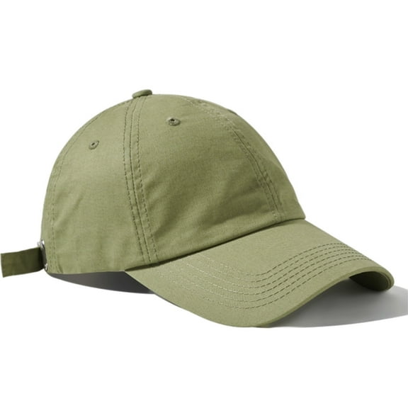 NevEND Baseball Cap Cotton Adjustable Size for Running Workouts and Outdoor Activities All Seasons Army Green Hat
