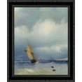 thumbnail image 1 of Neva 20x24 Black Ornate Wood Framed Canvas Art by Aivazovsky, Ivan, 1 of 2