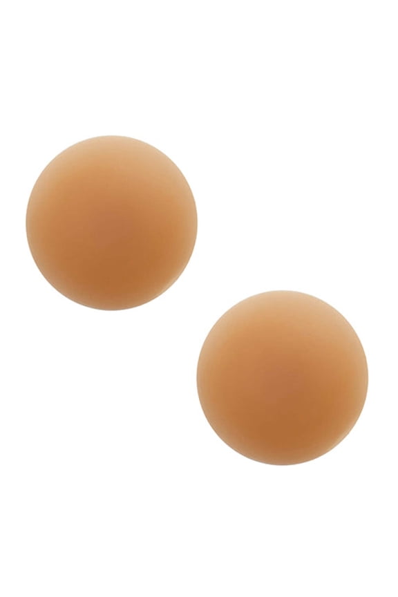 Neva Nude Yummy Skin Invisible Reusable Silicone Pasties Nipple Covers - Mocha O/S