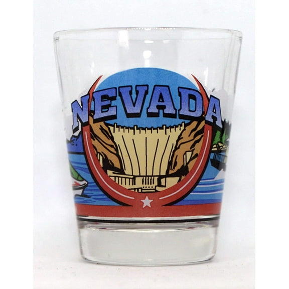 Nevada 3 View Shot Glass