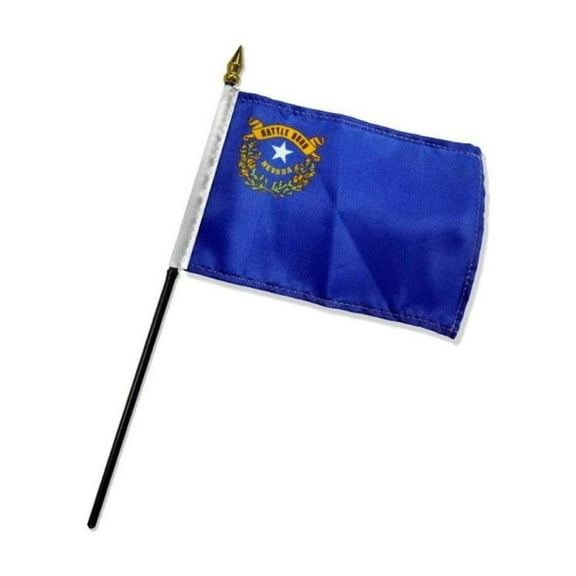 Nevada 4x6in Stick Flag