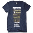 thumbnail image 1 of Nevada Beer Shirt - Navy, Medium | Typography Print Beer Lover Gift for Men, 1 of 2