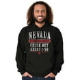 thumbnail image 1 of Nevada Check Out Areas 1 thru 50 Hoodie Sweatshirt Women Men Brisco Brands S, 1 of 6