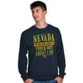 thumbnail image 1 of Nevada Check Out Areas 1 thru 50 Plus Size Long Sleeve Graphic Tee Shirt Brisco Brands 2X, 1 of 3