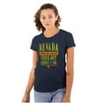thumbnail image 1 of Nevada Check Out Areas 1 thru 50 Womens Slim Fit Graphic Tee Brisco Brands S, 1 of 5