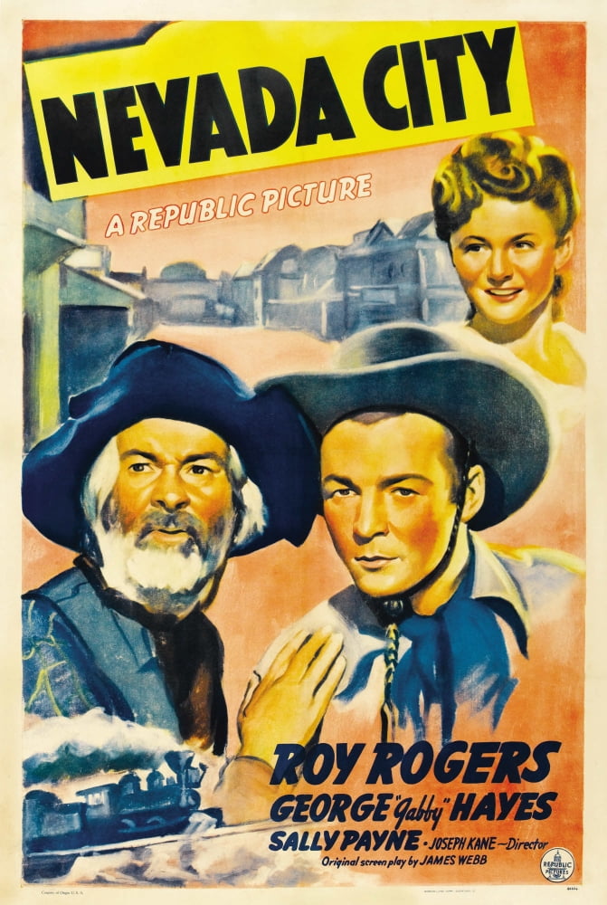 Nevada City Canvas Art - (11 x 17)
