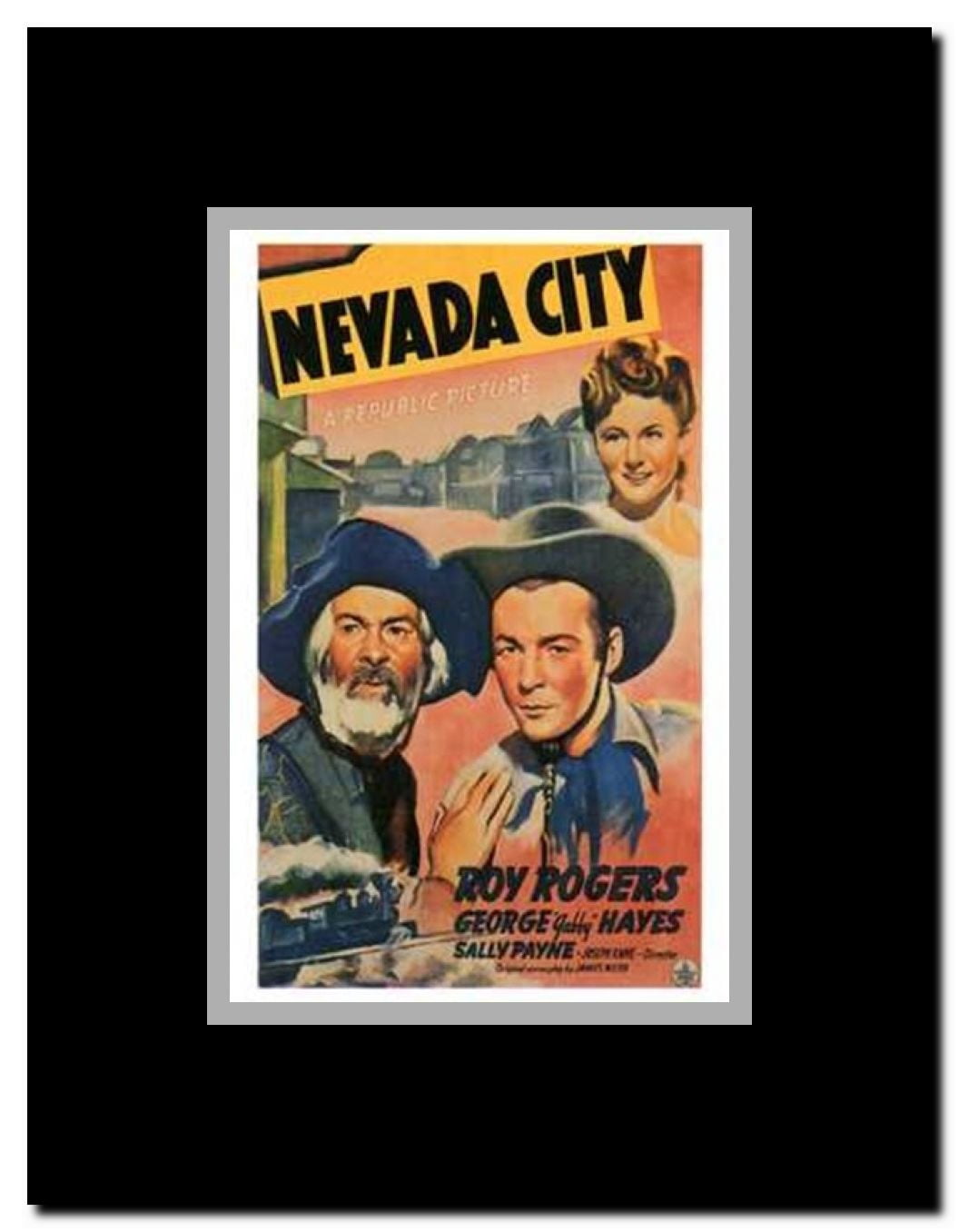 Nevada City Framed Movie Poster