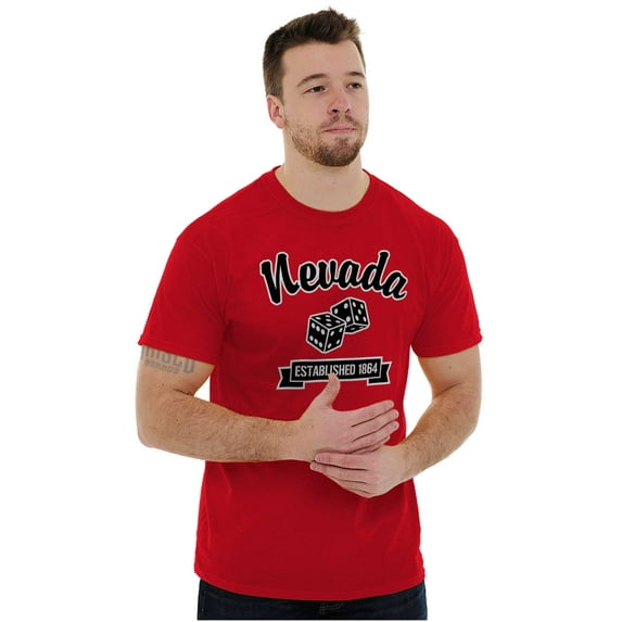 Nevada Cute Lucky Dice Souvenir Men's Graphic T Shirt Tees Brisco Brands M