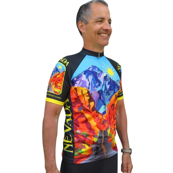 Free Spirit Bike Jerseys Nevada Cycling Jersey