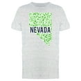 thumbnail image 1 of Nevada Dotted Map Ts Tee Men's -Image by Shutterstock, 1 of 2