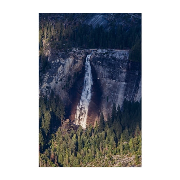 Nevada Falls - Yosemite Valley California Photography Waterfall Nature Forest Scenic Landscape Wilderness Mountain Unframed Wall Art Print 4 x 6 inches