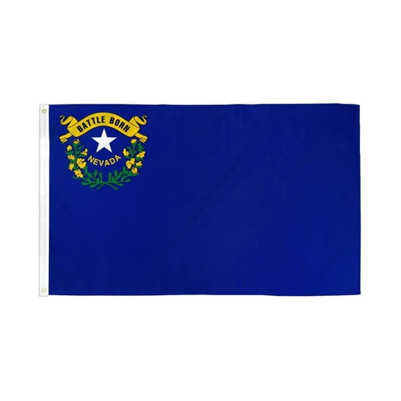 Nevada Flag 2x3ft Poly