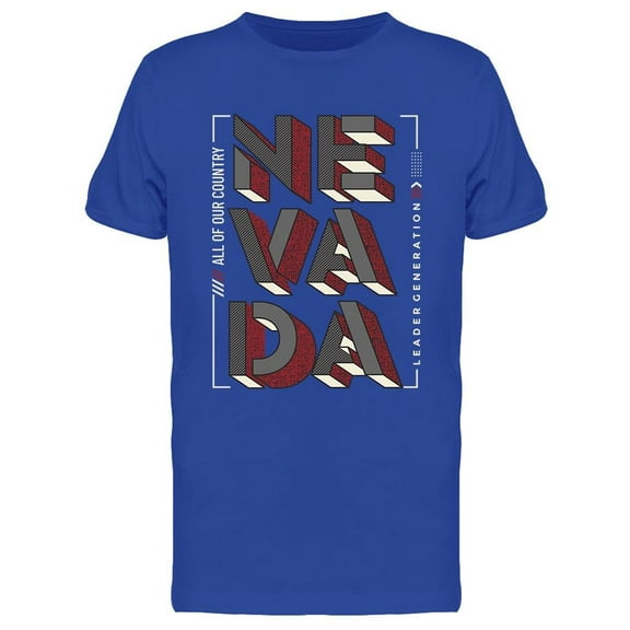 Nevada Graphic T-Shirt Men -Image by Shutterstock, Male Medium