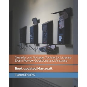 Nevada Low Voltage Contractor License Exam Review Questions and Answers, (Paperback)