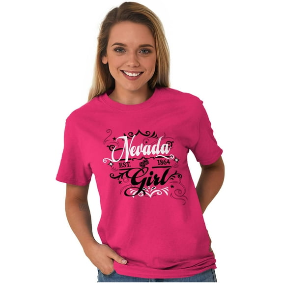 Nevada NV Fancy Feminine Filagree Women's Graphic T Shirt Tees Brisco Brands M