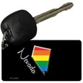 thumbnail image 1 of Nevada Rainbow State Novelty Aluminum Key Chain KC-6342 3" x 1.5" Key Chain (KC), 1 of 1