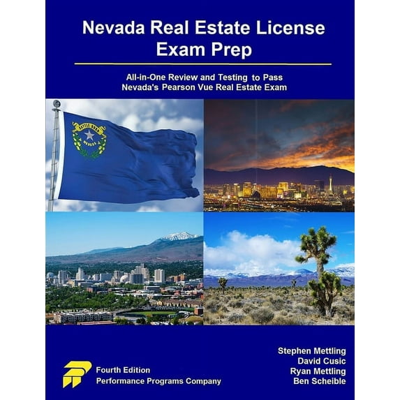 Nevada Real Estate License Exam Prep: All-in-One Review and Testing to Pass Nevada's Pearson Vue Real Estate Exam, (Paperback)