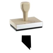 Nevada Rubber Stamp, 2 X 1" Wood Stamp